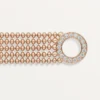 Pulsera Agrafe, modelo pequeño, semipavé Pulsera Agrafe, modelo pequeño, semipavé