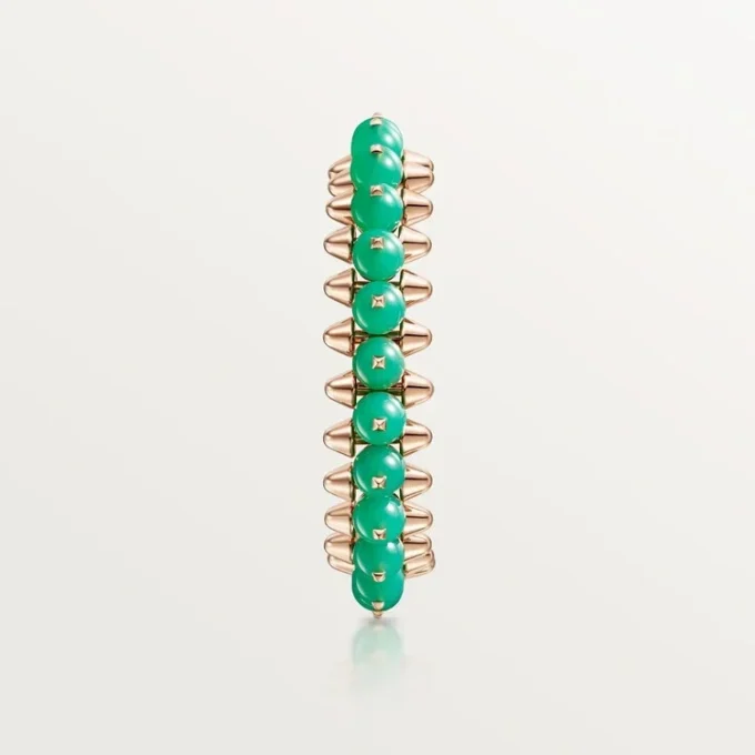 Pulsera Clash de Cartier, crisoprasa, modelo extragrande