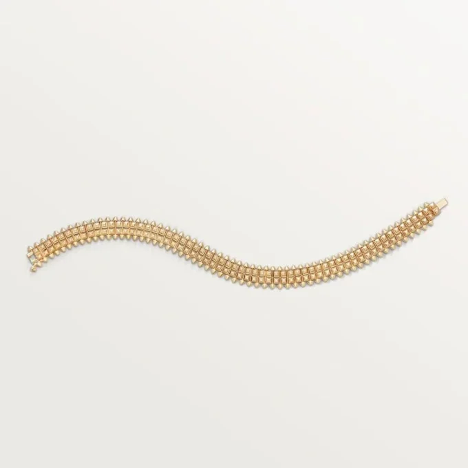 Pulsera Clash De Cartier, flexible, doble fila
