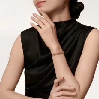 Pulsera Clash De Cartier, flexible, doble fila