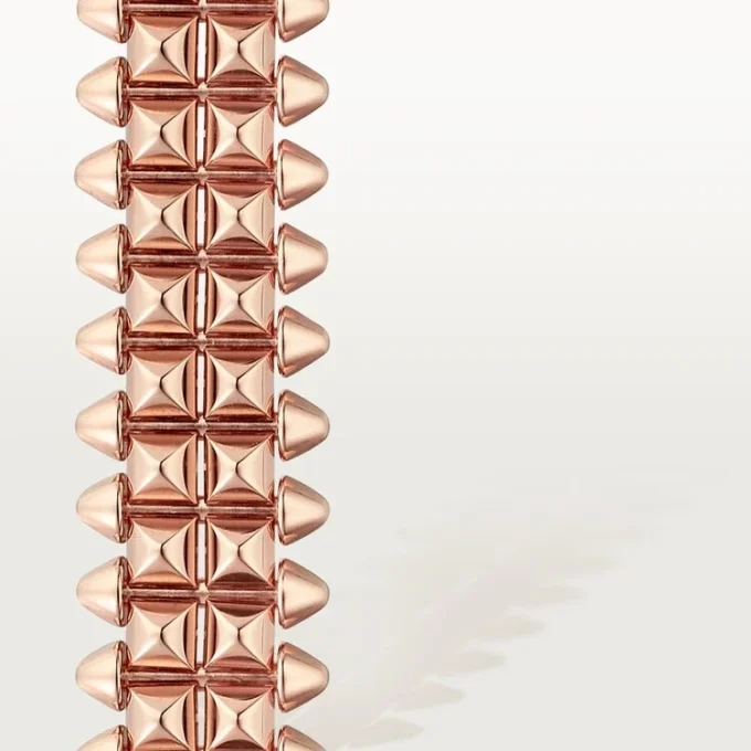 Pulsera Clash De Cartier, flexible, doble fila Pulsera Clash De Cartier, flexible, doble fila