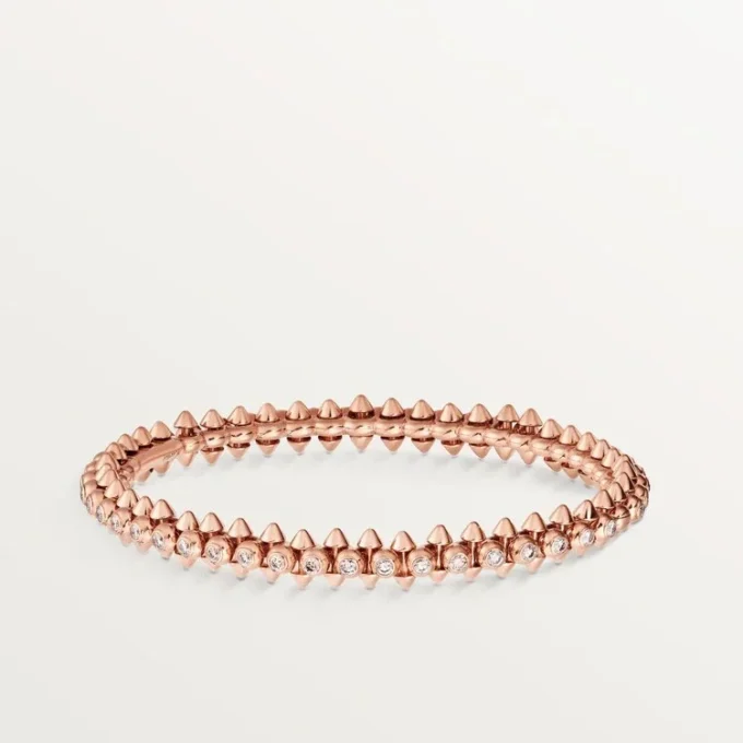 Pulsera Clash De Cartier, modelo mediano, diamantes