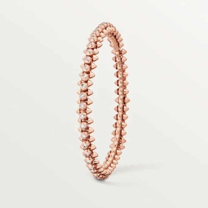 Pulsera Clash De Cartier, modelo mediano, diamantes