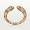 Pulsera Geometrie & Contrastes, coral, pavé