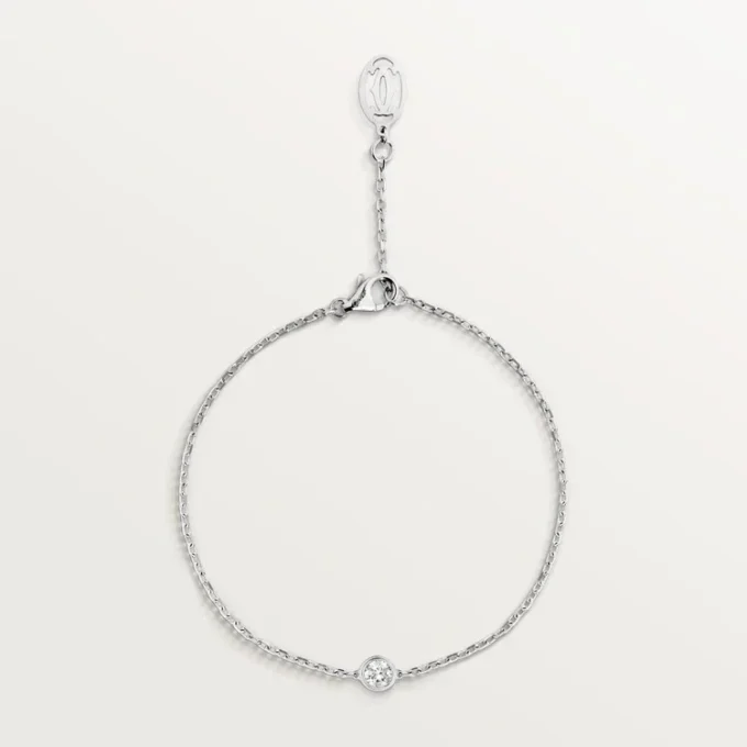 Pulsera Diamants Légers, S – Oro blanco, Diamante – Cartier