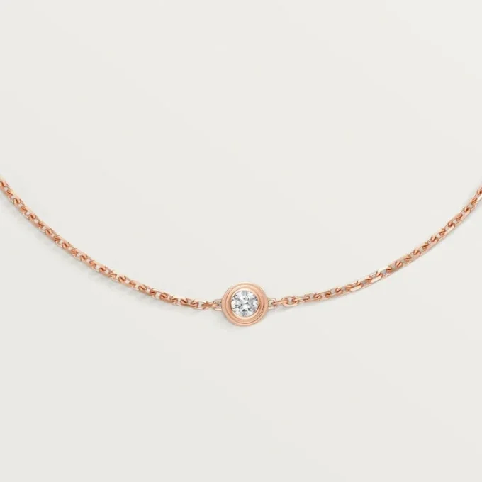 Pulsera Diamants Légers, S – Oro rosa, Diamante – Cartier