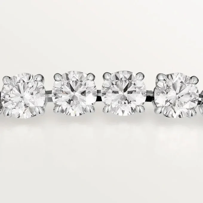 Pulsera Lignes Essentielles, diamantes de talla brillante