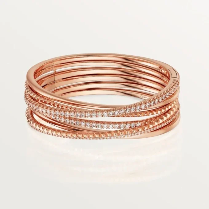 Pulsera Etincelle De Cartier, con medio pavé