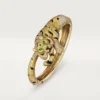 Pulsera Faune Et Flore De Cartier, diamantes amarillos, naranjas y marrones, pavé