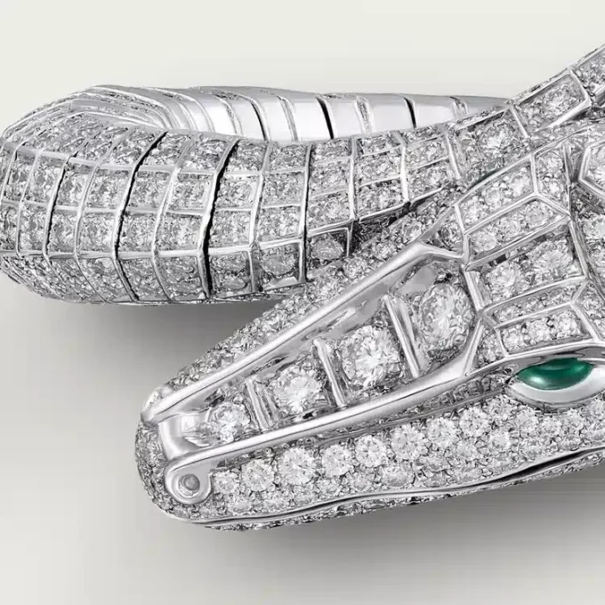 Pulsera Faune Et Flore De Cartier, pavé