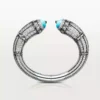 Pulsera Geometrie & Contrastes, turquesa, pavé
