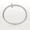 Pulsera Juste Un Clou, doble, con medio pavé