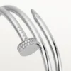 Pulsera Juste Un Clou, doble, diamantes