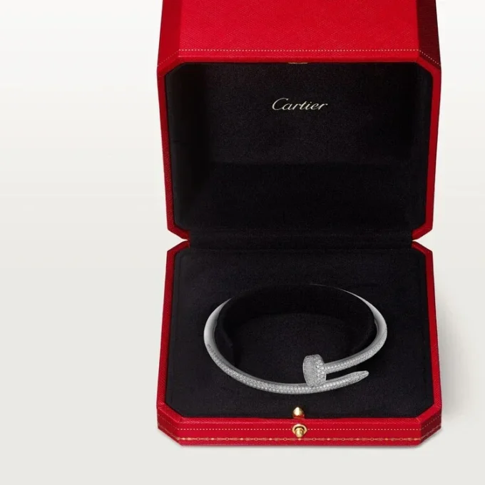 Pulsera Juste Un Clou, modelo clásico, diamantes