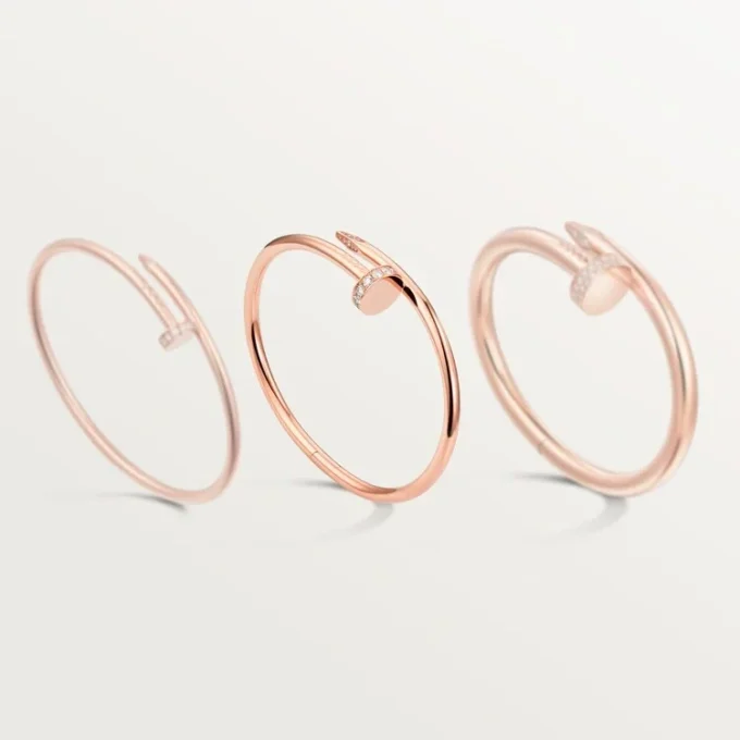 Pulsera Juste Un Clou, modelo clásico, diamantes