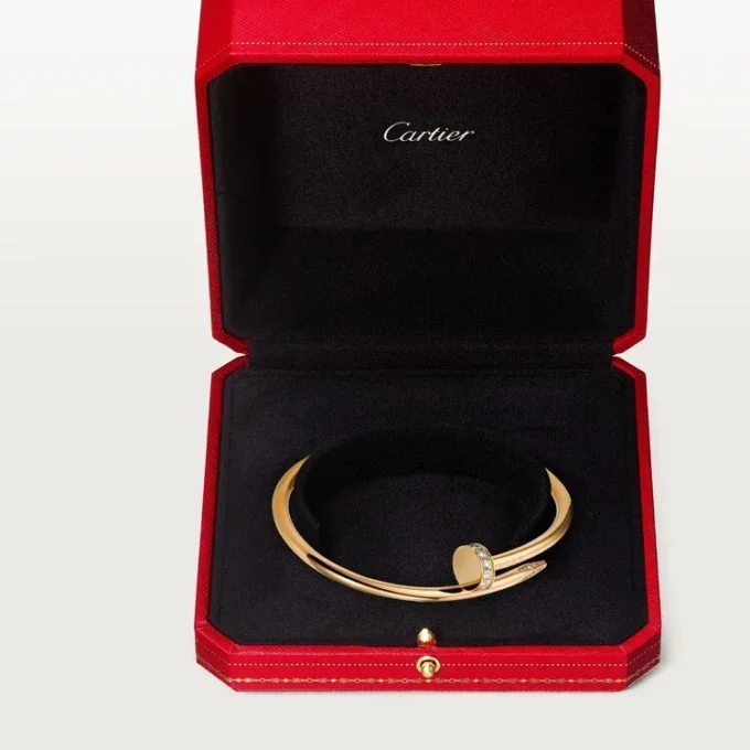 Pulsera Juste Un Clou, modelo clásico, diamantes