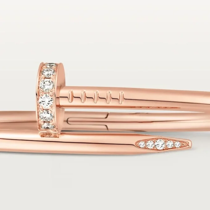 Pulsera Juste Un Clou, modelo clásico, diamantes