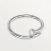 Pulsera Juste Un Clou, modelo grande, diamantes