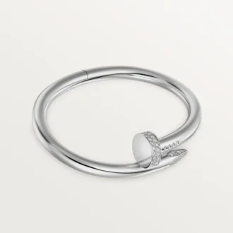 Pulsera Juste Un Clou, modelo grande, diamantes