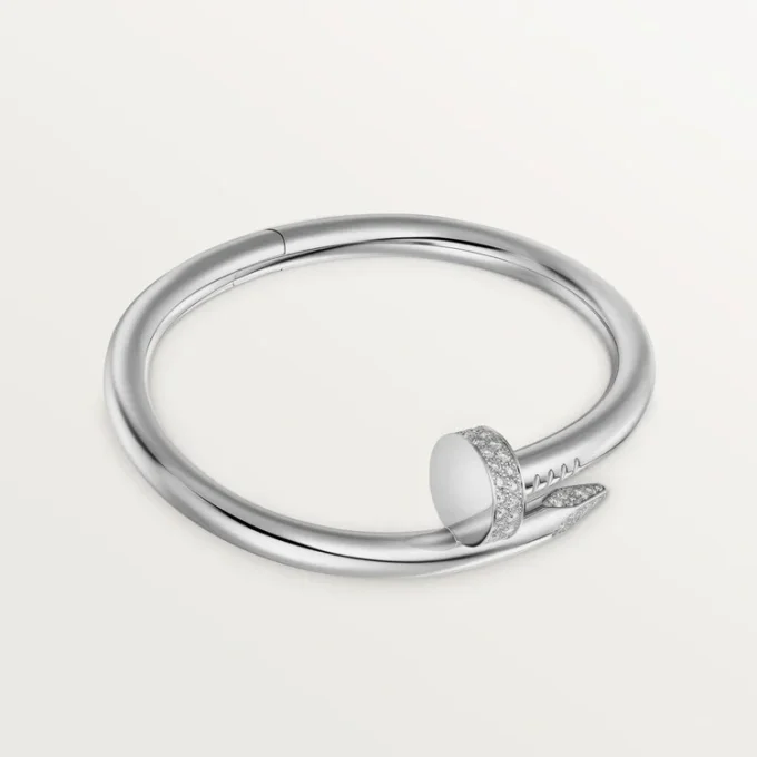 Pulsera Juste Un Clou, modelo grande, diamantes