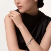 Pulsera Juste Un Clou, modelo grande, diamantes