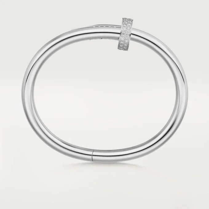 Pulsera Juste Un Clou, modelo grande, diamantes