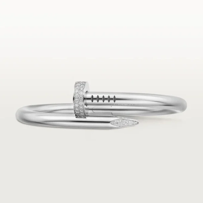 Pulsera Juste Un Clou, modelo grande, diamantes