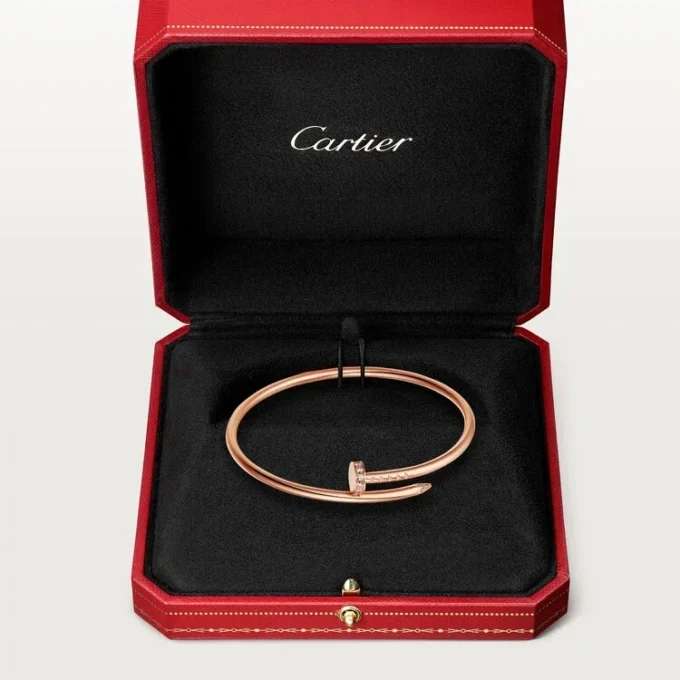 Pulsera Juste Un Clou, modelo pequeño, diamantes
