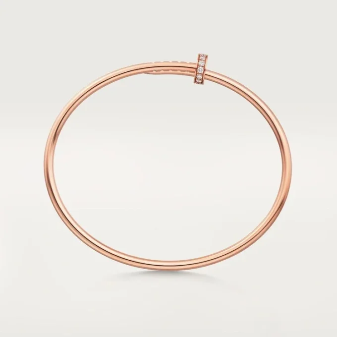 Pulsera Juste Un Clou, modelo pequeño, diamantes