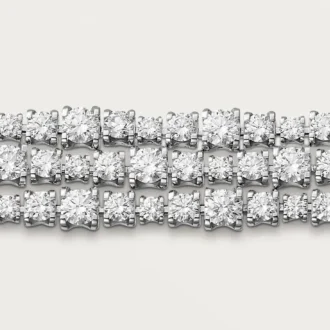 Pulsera Lignes Essentielles, diamantes de talla brillante