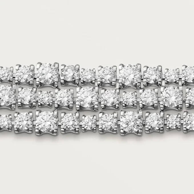 Pulsera Lignes Essentielles, diamantes de talla brillante