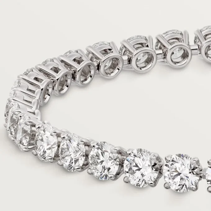 Pulsera Lignes Essentielles, diamantes de talla brillante