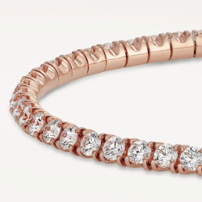 Pulsera Lignes Essentielles, diamantes de talla brillante