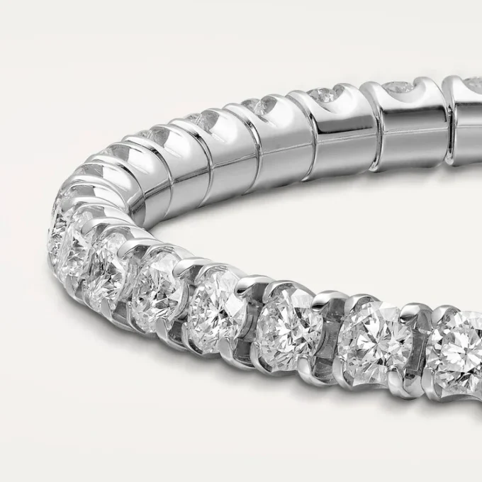 Pulsera Lignes Essentielles, diamantes de talla brillante
