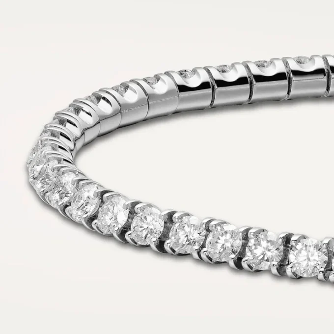 Pulsera Lignes Essentielles, diamantes de talla brillante