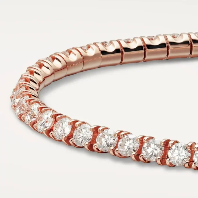 Pulsera Lignes Essentielles, diamantes de talla brillante