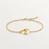 Pulsera Love, con cadena