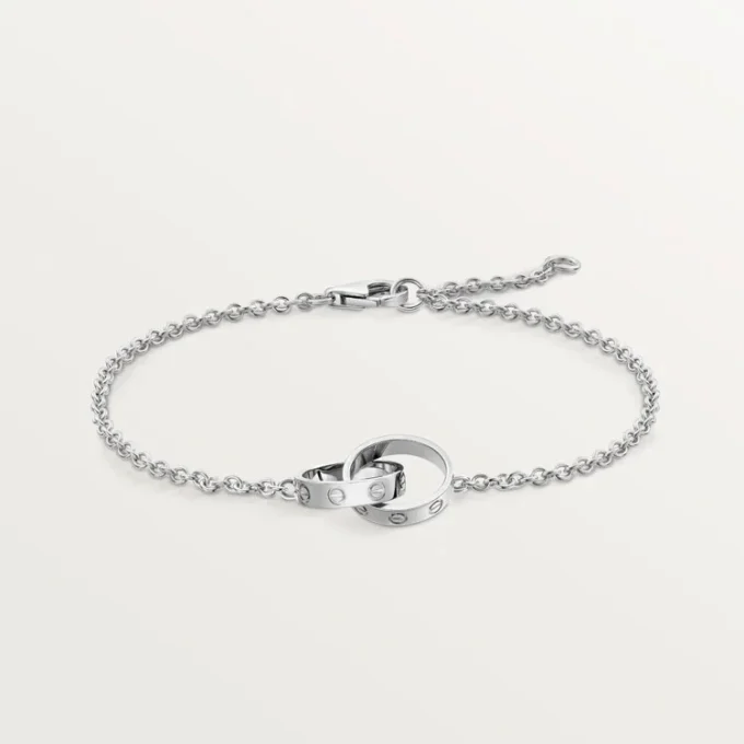 Pulsera Love, con cadena