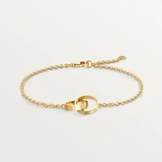Pulsera Love, con cadena
