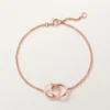 Pulsera Love, con cadena