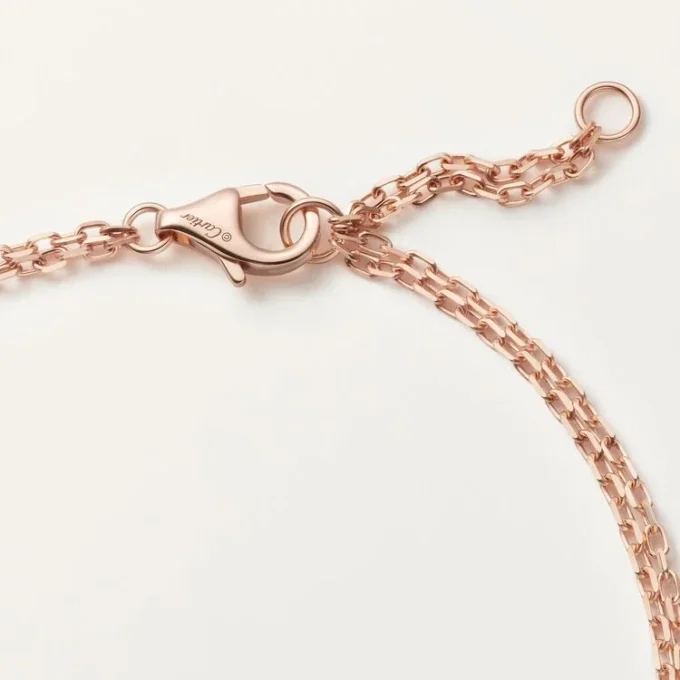 Pulsera Love, con cadena, 2 diamantes