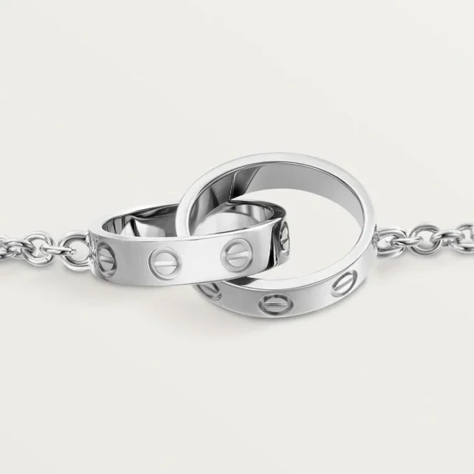 Pulsera Love, con cadena