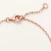 Pulsera Love, con cadena, pavé
