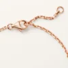 Pulsera Love, con cadena, semipavé