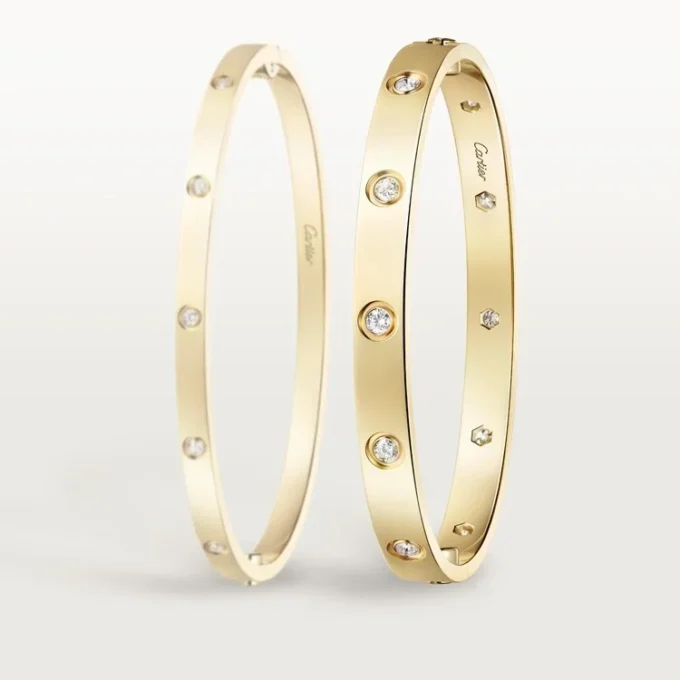 Pulsera Love, modelo clásico, 10 diamantes Pulsera Love, modelo clásico, 10 diamantes
