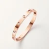 Pulsera Love, modelo clásico, 4 diamantes