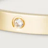 Pulsera Love, modelo clásico, 4 diamantes
