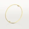 Pulsera Love, modelo clásico, cepillada, 4 diamantes