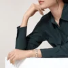 Pulsera Love, modelo clásico, pavé, cerámica