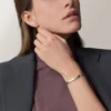 Pulsera Love, modelo mediano, 4 diamantes